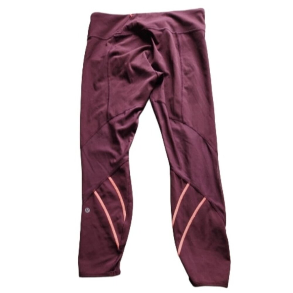 Cranberry Hot Pink‎ Lululemon Capris Size 8